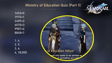 honkai star rail ministry of education quiz answers|All Honkai Star Rail Ministry of Education quiz。